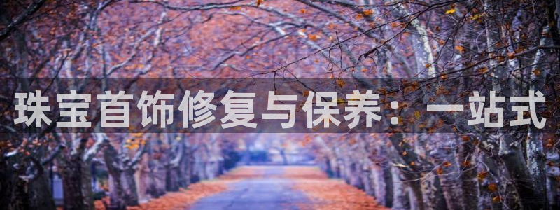 新宝5手机版：珠宝首饰修复与保养：一站式
