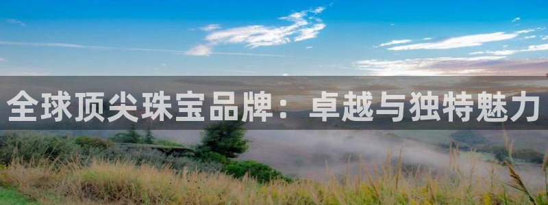 新宝5导师：全球顶尖珠宝品牌：卓越与独特魅力
