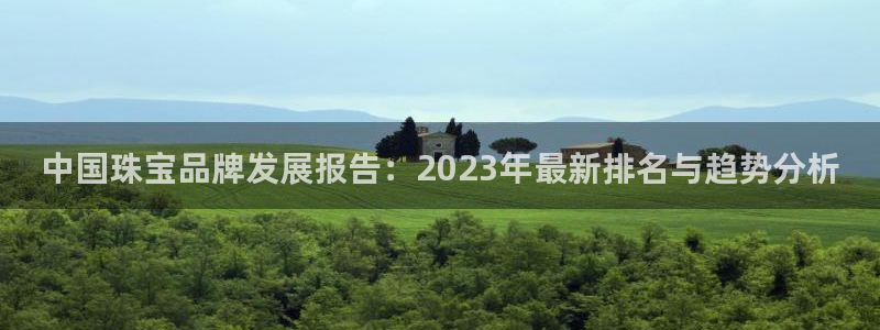 新宝5为啥开：中国珠宝品牌发展报告：2023年最新排名与趋势分析