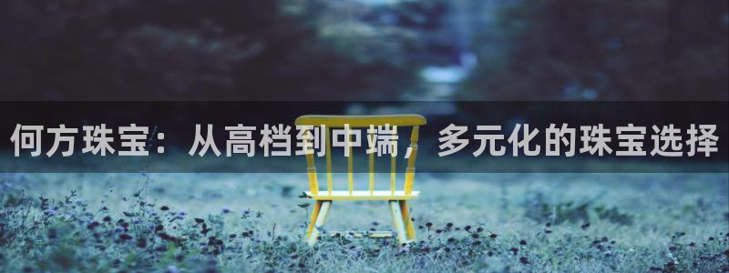 新宝5秒开：何方珠宝：从高档到中端，多元化的珠宝选择