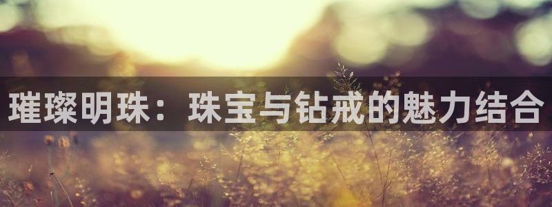 新宝5上70 667：璀璨明珠：珠宝与钻戒的魅力结合