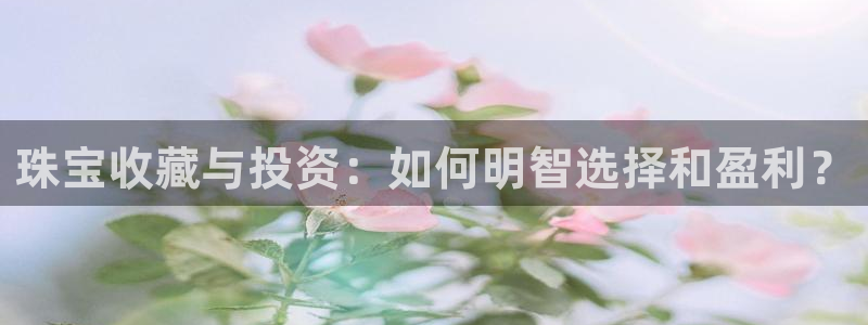 新宝5是谁的：珠宝收藏与投资：如何明智选择和盈利？