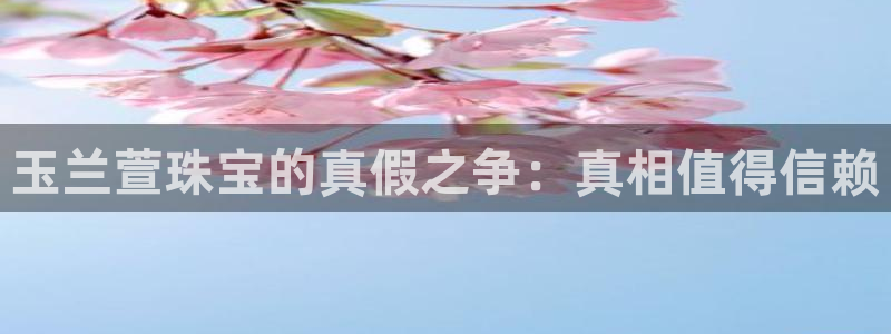 新宝5上70 667：玉兰萱珠宝的真假之争：真相值得信赖