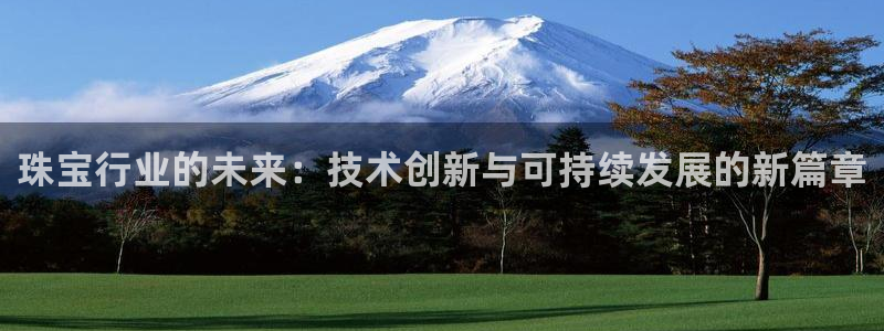 新宝5湫333 00：珠宝行业的未来：技术创新与可持续发展的新篇章