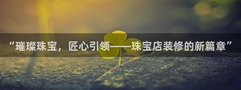 新宝j2O5O5O：“璀璨珠宝，匠心引领——珠宝店装修的新篇章”