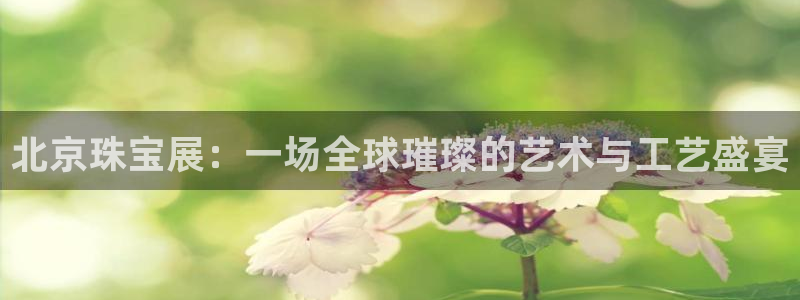 新宝5如何注册登录：北京珠宝展：一场全球璀璨的艺术与工艺盛宴